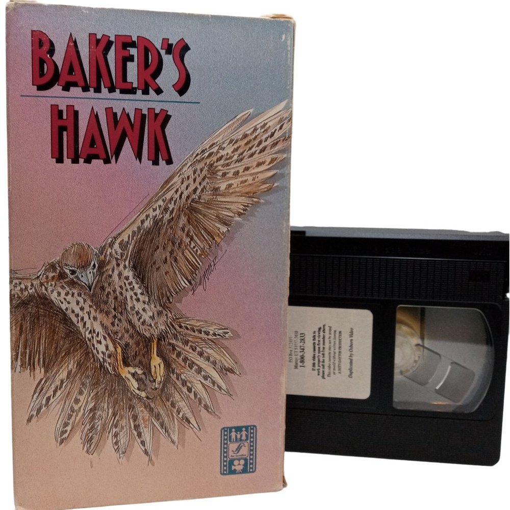 Bakers Hawk VHS Vintage Video Movie Burl Ives Clint Walker Western